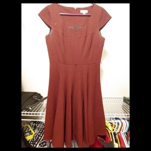 Maroon Calvin Klein Dress